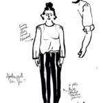 Paysage de pluie - costumes - Marjolaine Mansot