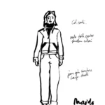 Paysage de pluie - costumes - Marjolaine Mansot