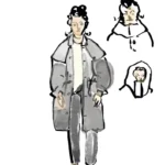 Paysage de pluie - costumes - Marjolaine Mansot