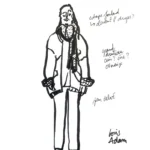 Paysage de pluie - costumes - Marjolaine Mansot