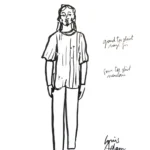 Paysage de pluie - costumes - Marjolaine Mansot