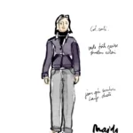 Paysage de pluie - costumes - Marjolaine Mansot